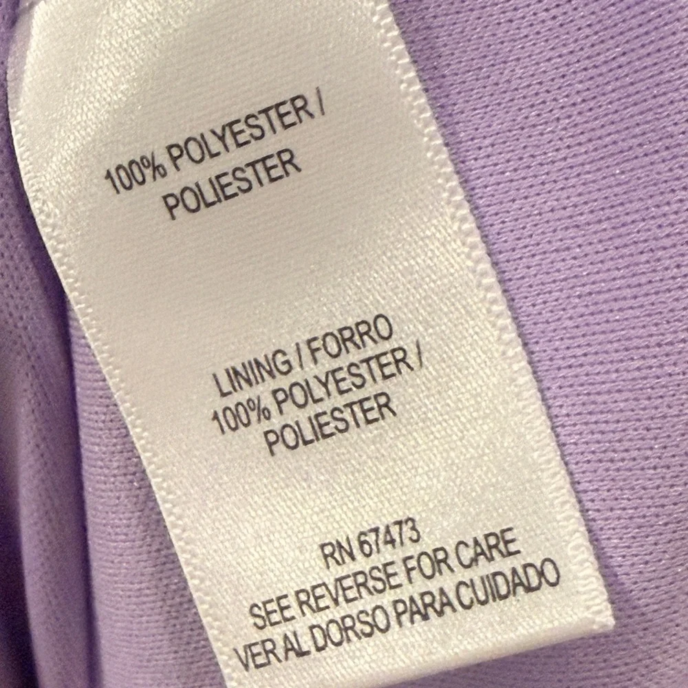 Danny‎ & Nicole Lavender Polka Dot Midi Dress